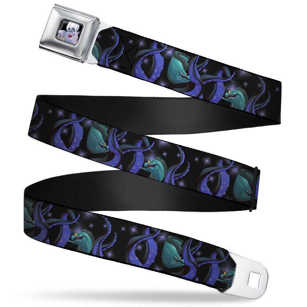 9487 Standard Seatbelt Belt Little Mermaid Ursula, 1.5" Wide-Fits Pant Size